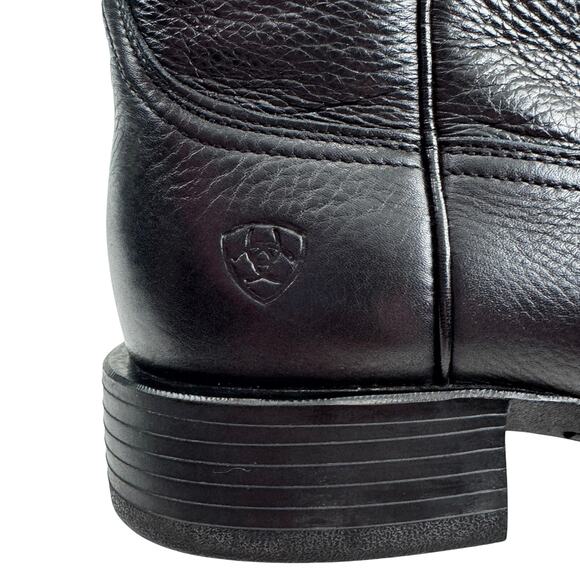 Ariat Heritage Roper Black Leather Wide Square Toe Western Boot Men's Size 10 - Picture 8 of 12